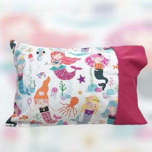Brand New Handmade Toddler Mermaid Pillowcase made with Cotton Fabric